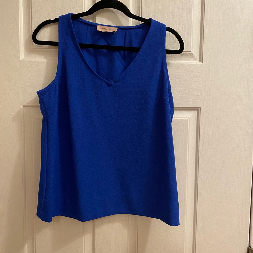 Philosophy sleeveless top